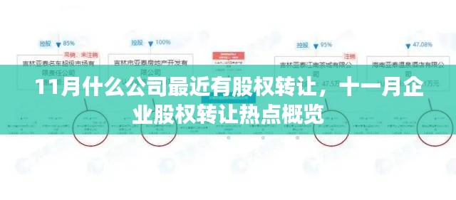 十一月企业股权转让热点,多家公司股权转让动态概览