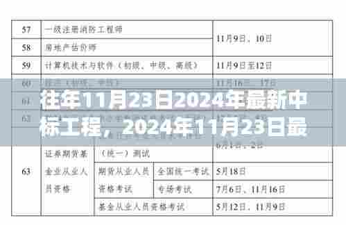 揭秘,最新中标工程动态与行业成功案例剖析(2024年11月23日)