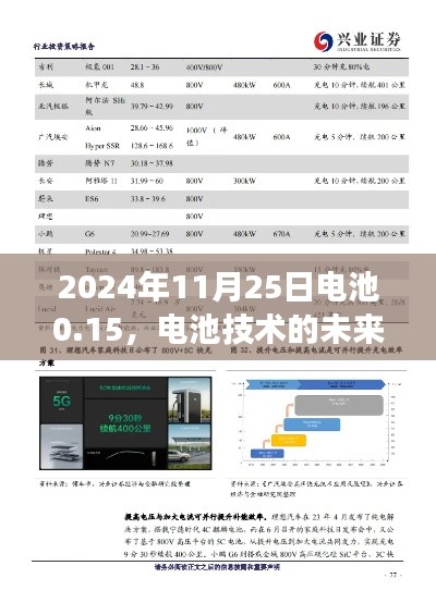 以2024年电池技术展望为视角,电池0.15的未来发展