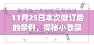 探秘小巷深处,新修订条例下的独特风味隐藏菜单之旅(11月25日)