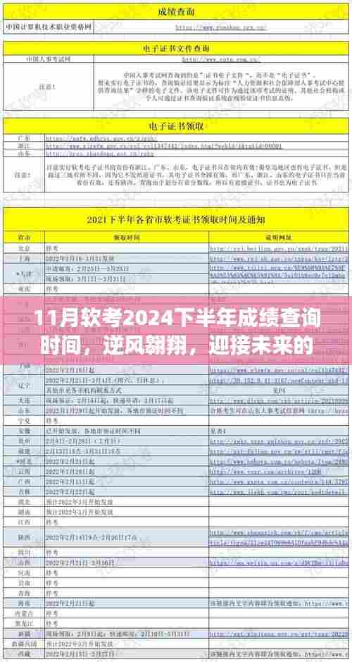 探寻软考成绩,逆风翱翔,迎接未来的软考成绩单——最新成绩查询时间公布在即(2024下半年)