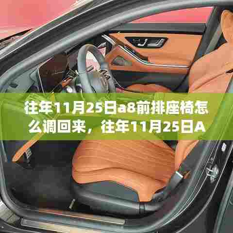 往年11月25日A8车型前排座椅调整指南与评测,如何调整座椅及恢复原有设置