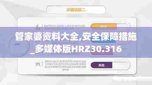 管家婆资料大全,安全保障措施_多媒体版HRZ30.316