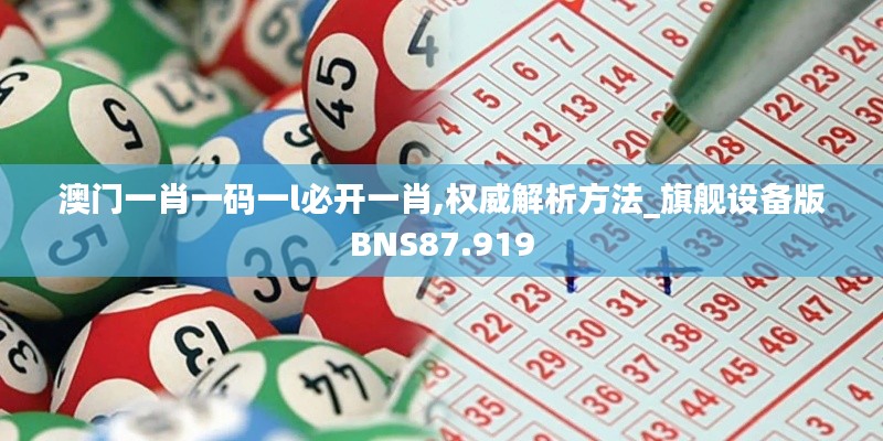 澳门一肖一码一l必开一肖,权威解析方法_旗舰设备版BNS87.919
