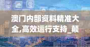 澳门内部资料精准大全,高效运行支持_颠覆版USI65.729