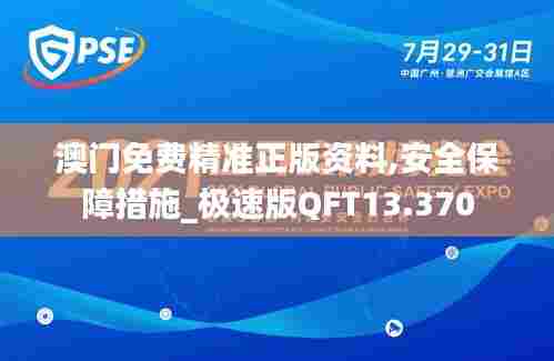 澳门免费精准正版资料,安全保障措施_极速版QFT13.370