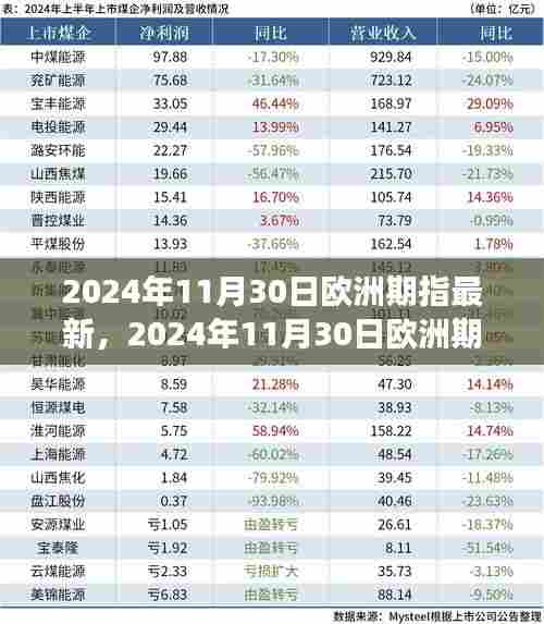 2024年11月30日欧洲期指最新动态及市场走势分析与预测
