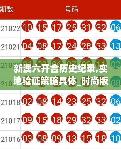 新澳六开合历史纪录,实地验证策略具体_时尚版OJE73.518