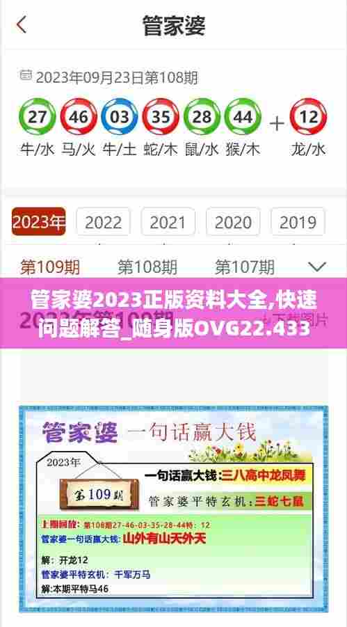管家婆2023正版资料大全,快速问题解答_随身版OVG22.433