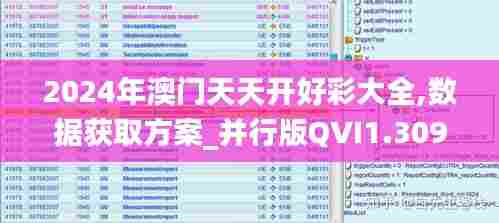 2024年澳门天天开好彩大全,数据获取方案_并行版QVI1.309