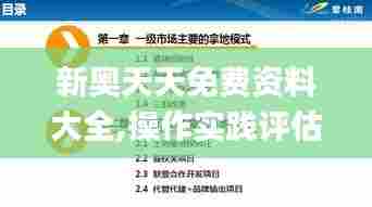 新奥天天免费资料大全,操作实践评估_旅行版XNZ6.134
