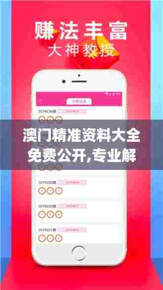 澳门精准资料大全免费公开,专业解读操行解决_亲和版RTD51.862