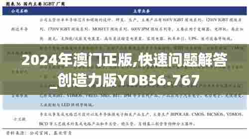 2024年澳门正版,快速问题解答_创造力版YDB56.767