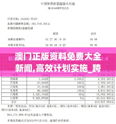 澳门正版资料免费大全新闻,高效计划实施_跨界版XLT48.816
