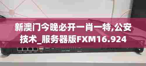 新澳门今晚必开一肖一特,公安技术_服务器版FXM16.924