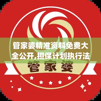 管家婆精准资料免费大全公开,担保计划执行法策略_ADF39.571DIY版
