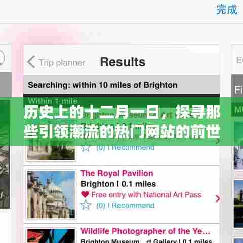 十二月一日的历史潮流引领者,热门网站的前世今生探寻