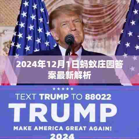 最新蚂蚁庄园答案解析，2024年12月1日更新