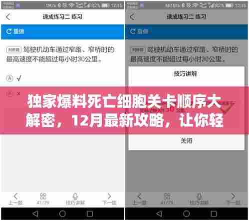 独家揭秘,死亡细胞关卡顺序攻略大解密,最新攻略助你轻松通关!