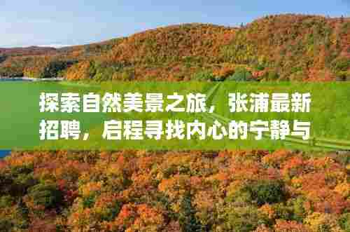 张浦最新招聘,启程探索自然美景,寻找内心的宁静与平和之旅