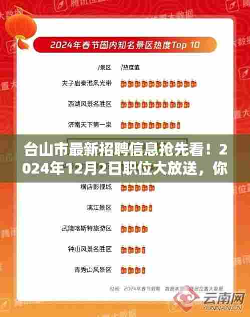 台山市最新招聘信息抢先看,职位大放送,理想工作等你来!