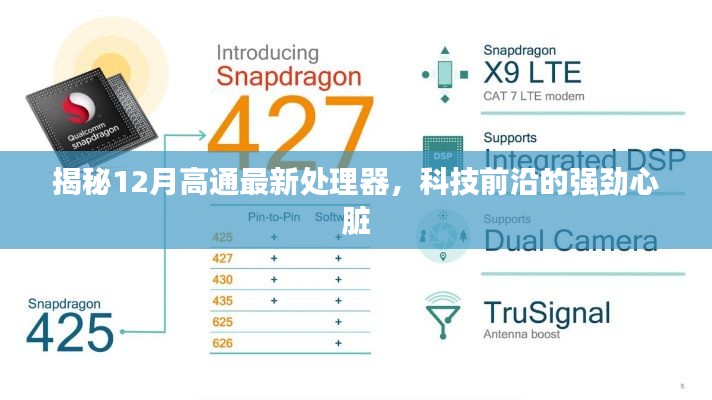 揭秘，高通最新处理器领跑科技前沿，强劲心脏亮相十二月
