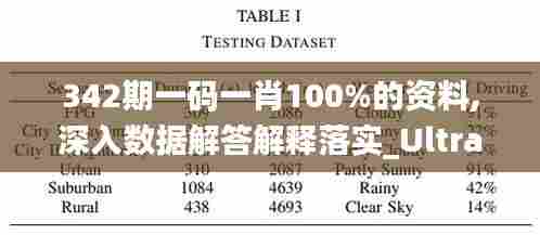 342期一码一肖100%的资料,深入数据解答解释落实_Ultra8.247