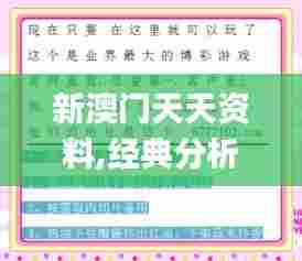 新澳门天天资料,经典分析说明_WP版8.169