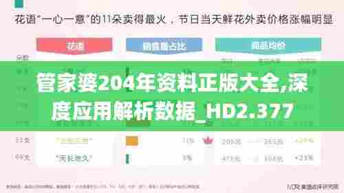 管家婆204年资料正版大全,深度应用解析数据_HD2.377