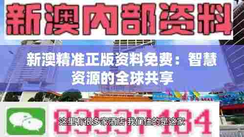 新澳精准正版资料免费:智慧资源的全球共享