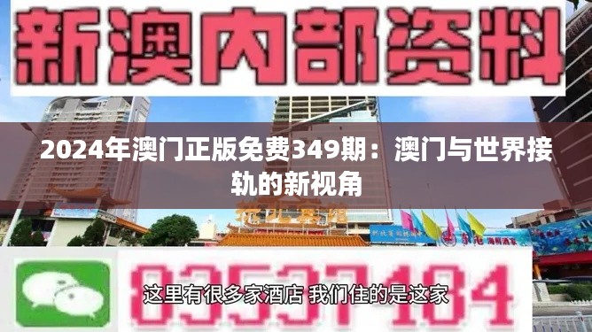 2024年澳门正版免费349期:澳门与世界接轨的新视角
