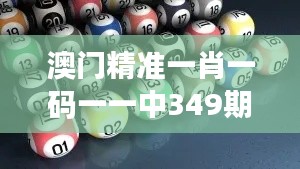 澳门精准一肖一码一一中349期：如何通过分析提升中奖概率