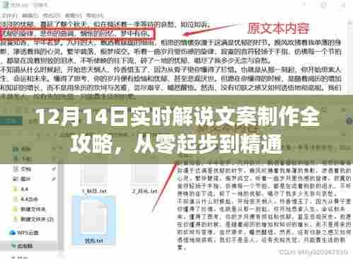 从零起步到精通,12月14日实时解说文案制作全攻略