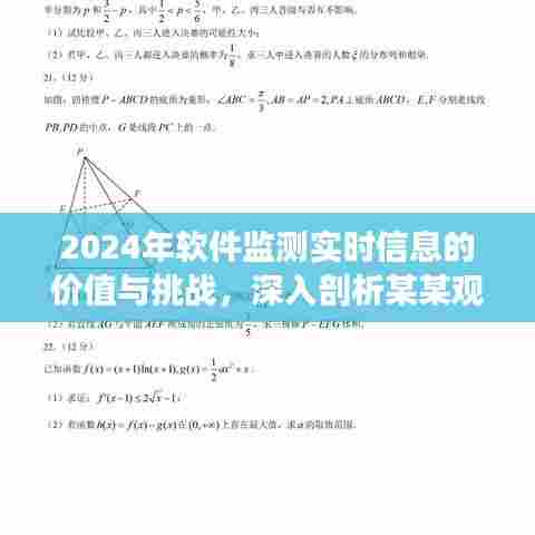 深入剖析,2024年软件监测实时信息的价值与挑战——以某某观点为中心