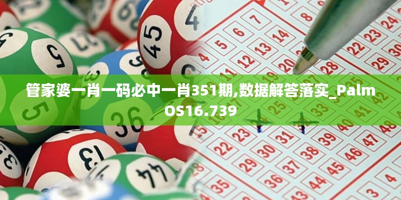 管家婆一肖一码必中一肖351期,数据解答落实_PalmOS16.739