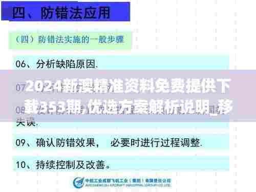 2024新澳精准资料免费提供下载353期,优选方案解析说明_移动版7.294