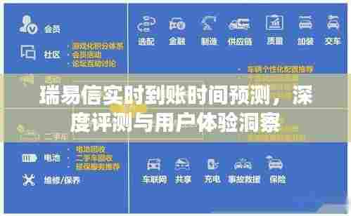 瑞易信实时到账预测功能深度评测与用户体验洞察