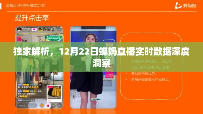 独家解析,蝉妈直播实时数据深度洞察报告(12月22日)