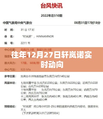 轩岚诺往年12月27日动态更新