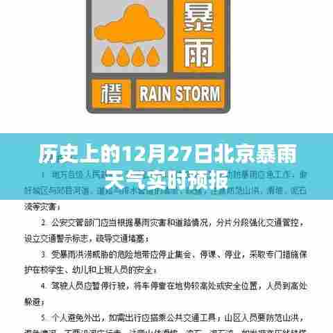 北京历史暴雨天气实时预报,12月27日暴雨来袭