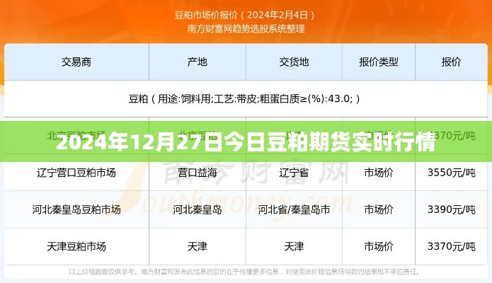 豆粕期货实时行情分析(最新动态)