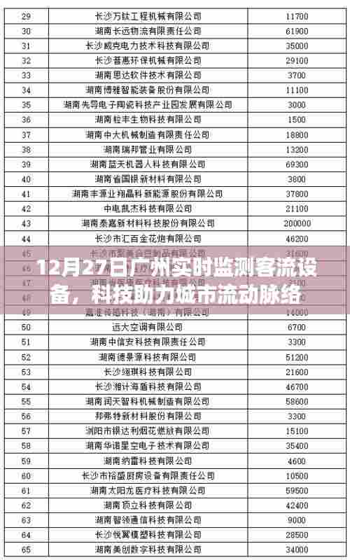 广州实时监测客流设备，科技助力城市脉络清晰