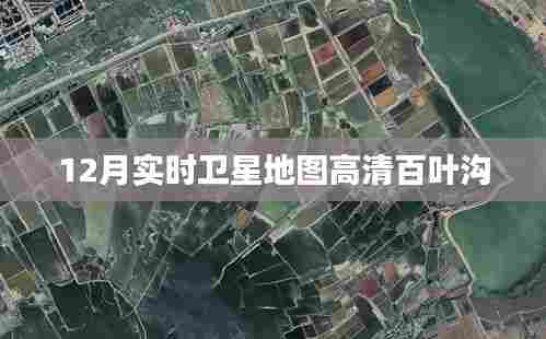 卫星地图高清实拍,百叶沟十二月最新全景图