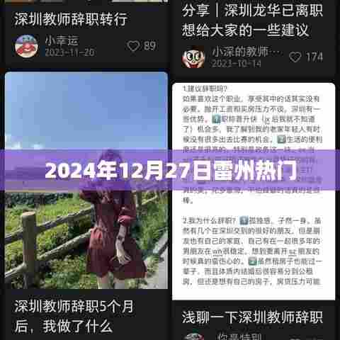 雷州热点速递,2024年12月27日时事关注