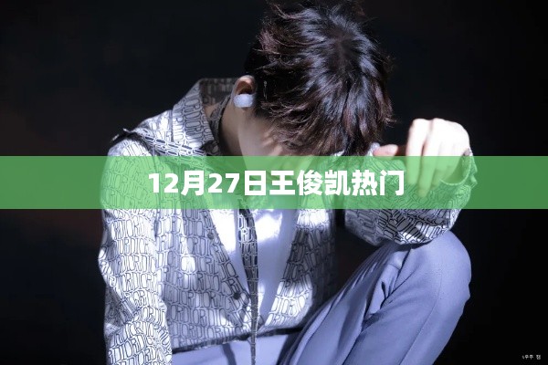 王俊凯引爆热搜,12月27日最新动态