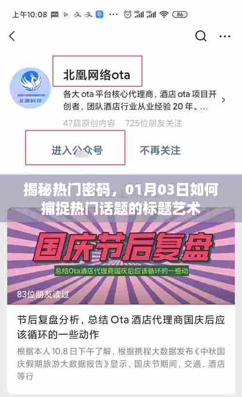 揭秘热门话题标题艺术,如何捕捉最新热点密码?