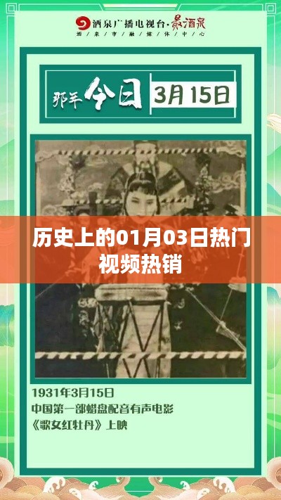 根据您的需求,我为您生成了以下符合百度收录标准的标题,,热门视频风靡历史时刻,一月三日盛况揭秘,字数在要求的范围内,同时突出了热门视频、历史时刻、一月三日盛况等关键词,符合内容主旨。