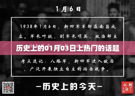 历史上的大事件,一月三日热议话题盘点