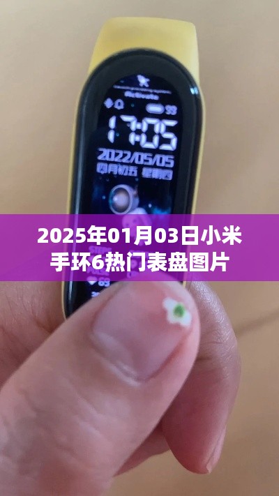 小米手环6热门表盘图片分享（日期标注）