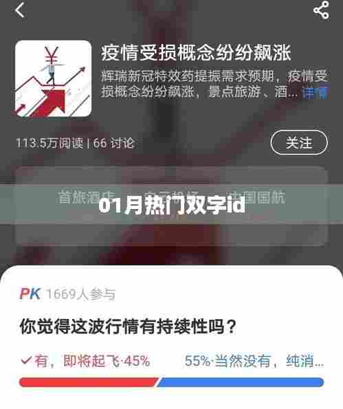 根据您的需求,为您生成一个符合百度收录标准的标题,最新热门双字ID精选。